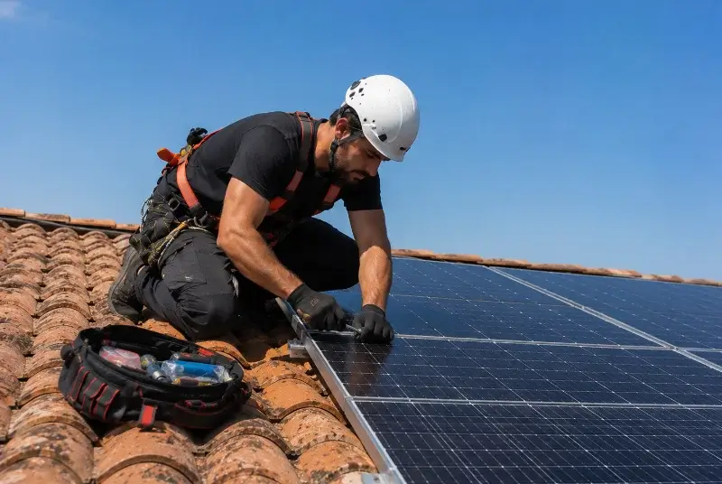 Maintenance et monitoring de panneaux solaires à Molières-Cavaillac