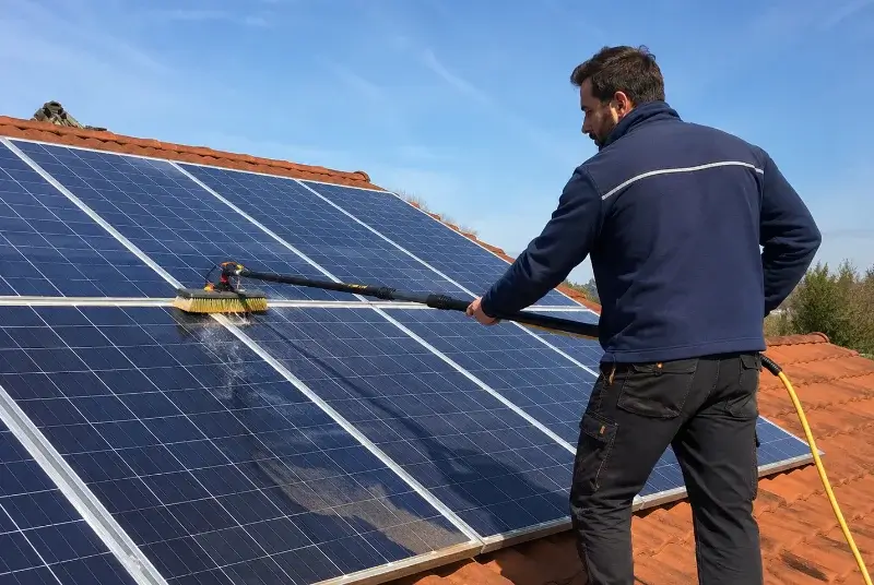 Nettoyage et entretien de panneaux solaires à Molières-Cavaillac